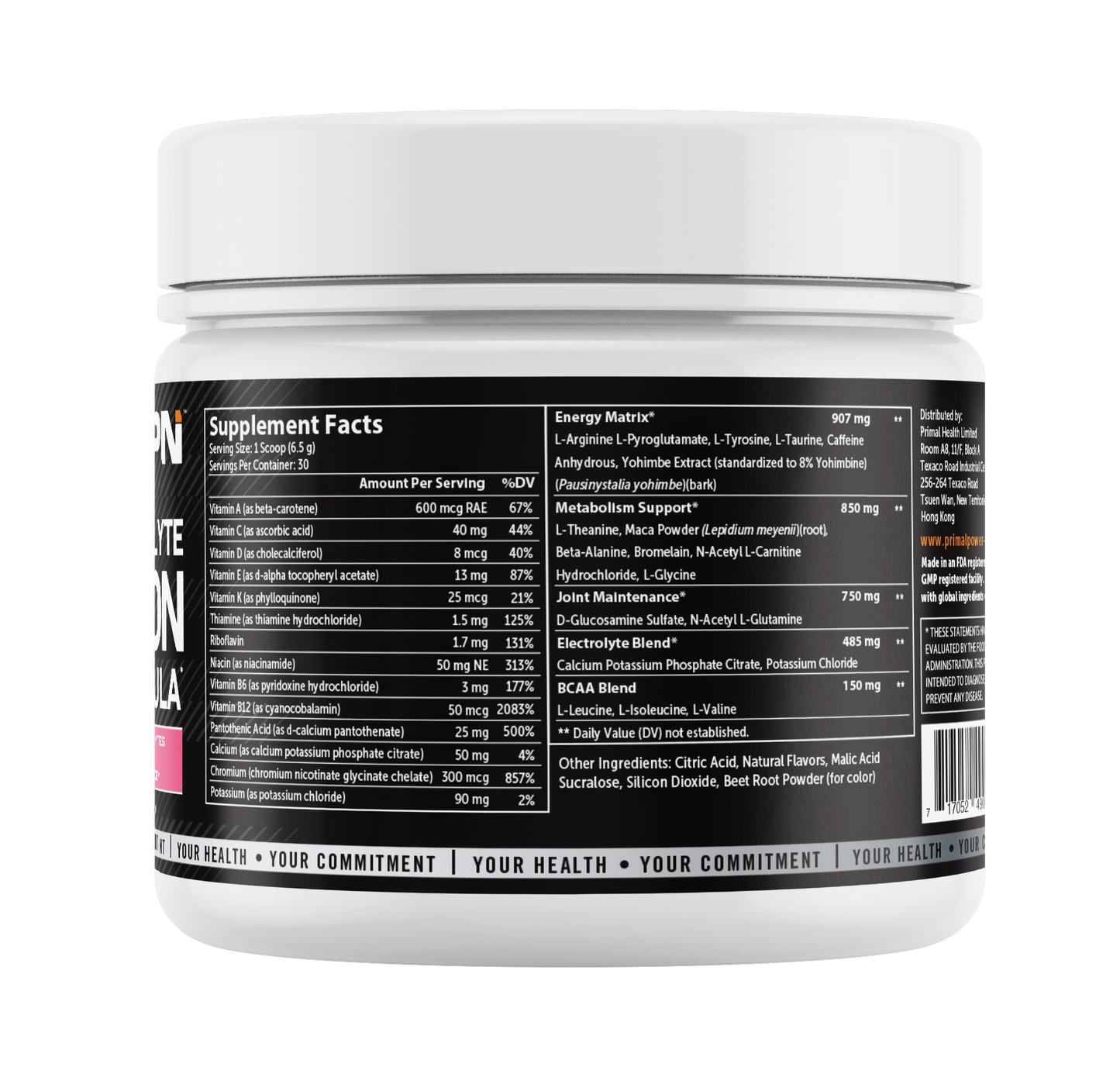 Electrolyte Hydration Formula Tropical Berry