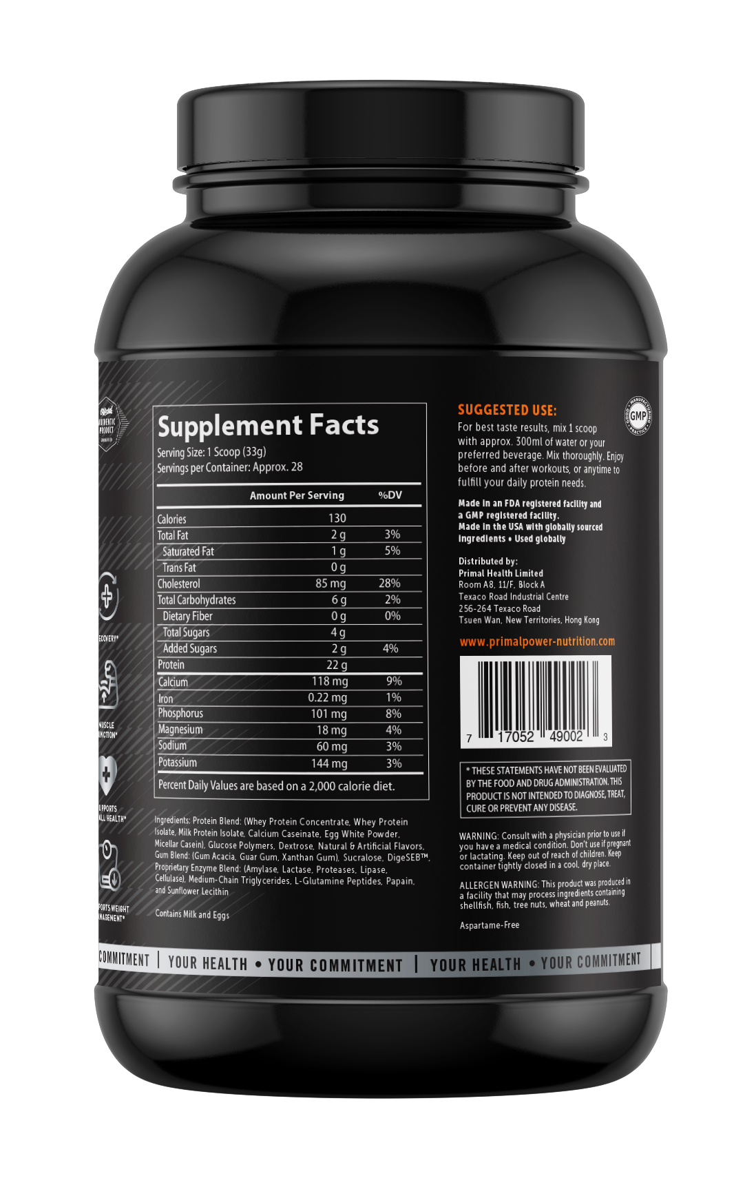 Protein Matrix 100% Whey - Creamy Vanilla