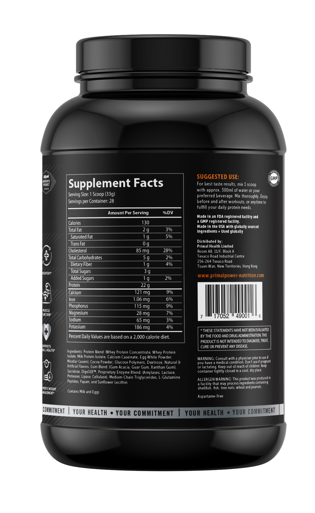 Protein Matrix 100% Whey - Dutch Chocolate