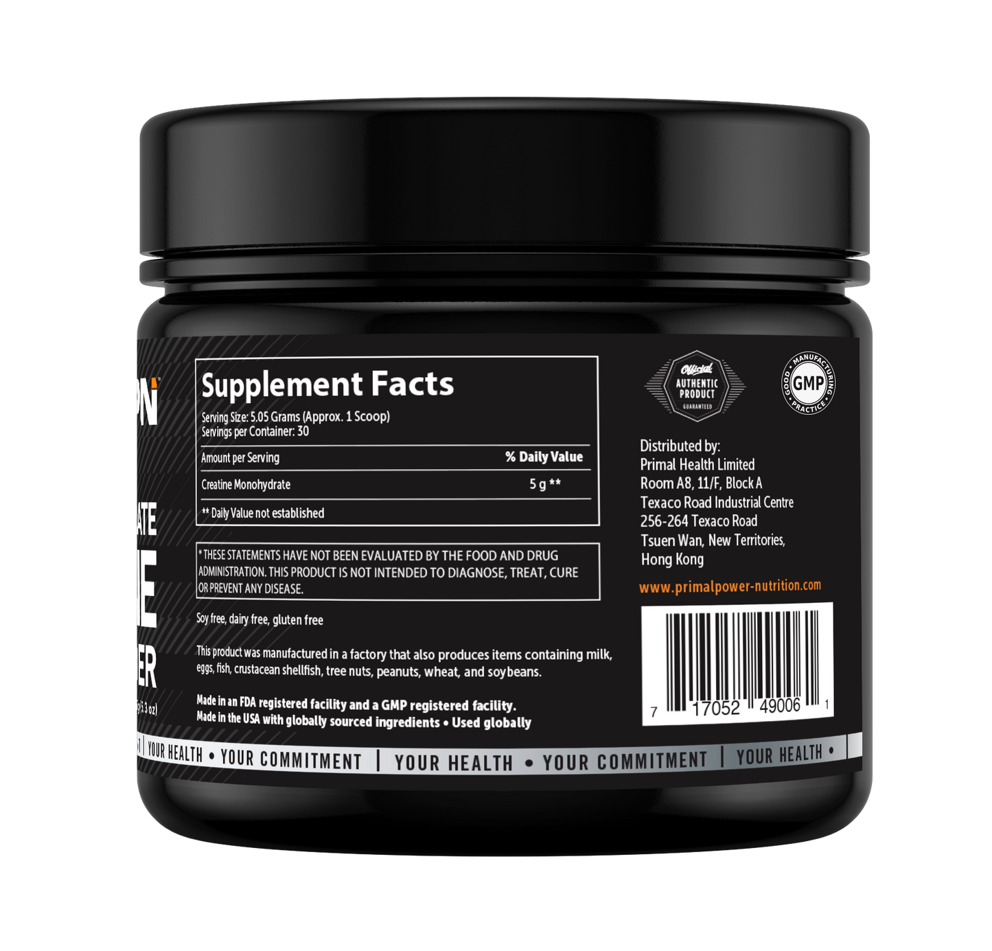 Pure Monohydrate Creatine Powder